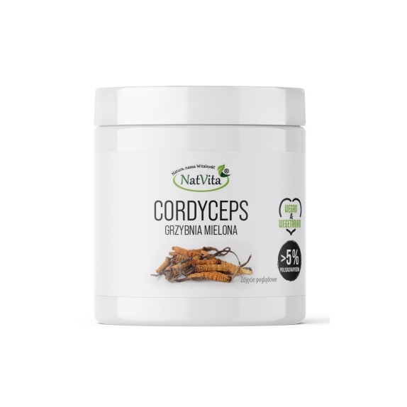 Natvita Grzyb cordyceps 100 g cena 40,99zł