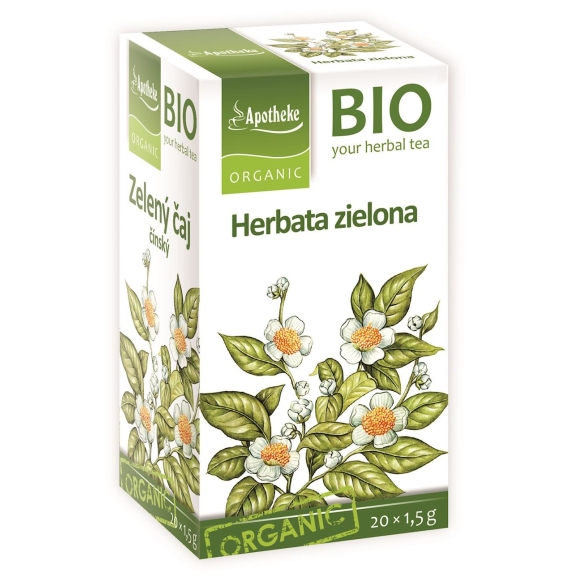 Herbata zielona 20 saszetek BIO Apotheke cena 8,09zł