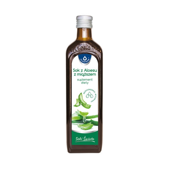 Sok z aloesu z miąższem AloeVital 500 ml Oleofarm cena 22,00zł