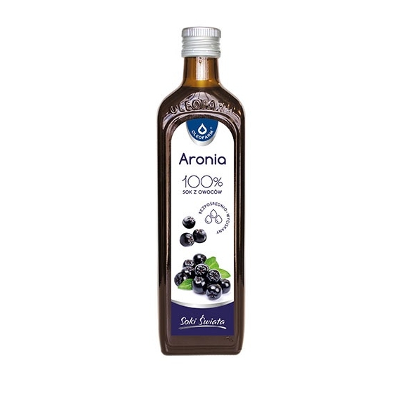 Sok z aronii 100% aroniaVital 490 ml Oleofarm cena 13,90zł