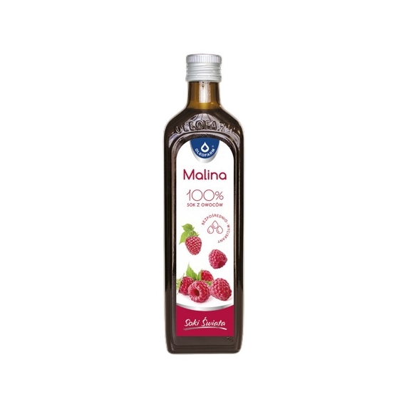Sok z malin 100% MalinaVital 490 ml Oleofarm cena 9,92$