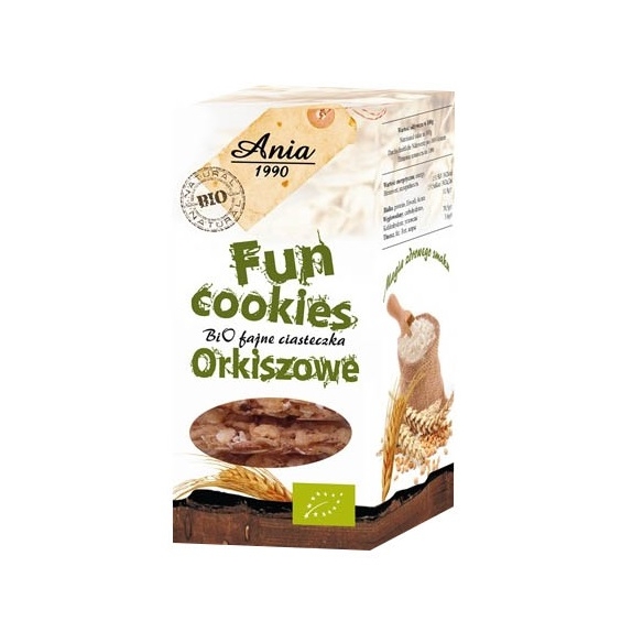 Ciastka fun cookies orkiszowe 120 g BIO Bio Ania cena €1,13