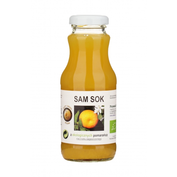 Sam sok z pomarańczy 250 ml BIO Viands cena 8,40zł