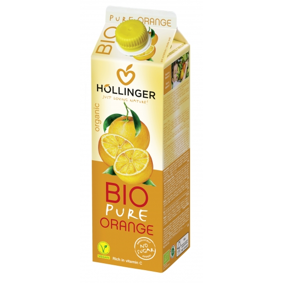 Sok pomarańczowy 1litr BIO Hollinger cena 13,49zł