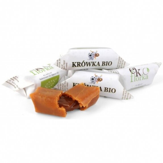 Krówka z gorzką czekoladą i porzeczkami 150 g Ekoflorka cena 13,59zł