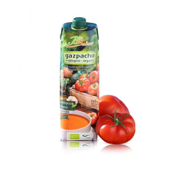 Gazpacho z oliwą z oliwek extra virgin 1l Biosabor cena 13,39zł