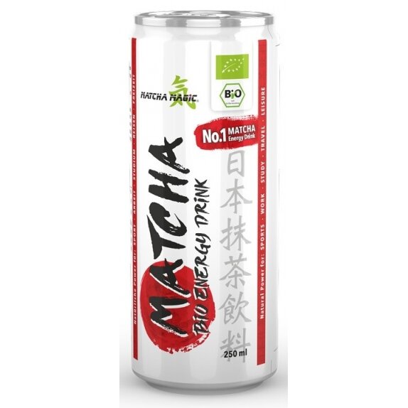 Napój energetyzujący herbata matcha bezglutenowy 250 ml BIO Matcha Magic cena 9,05zł