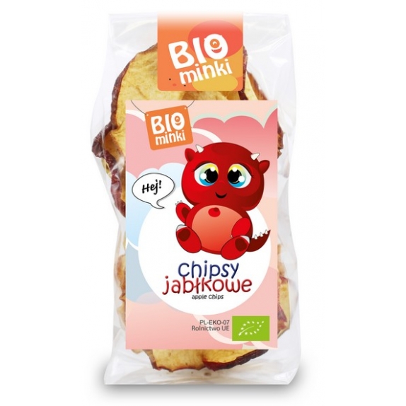 Chipsy jabłkowe 30 g BIO Biominki cena 5,39zł