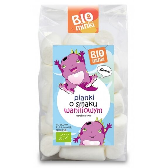 Pianki waniliwe 100 g BIO Biominki cena 3,28$