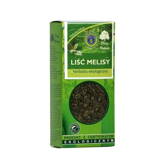 Melisa liść herbatka ekologiczna 25 g BIO Dary Natury cena 5,75zł