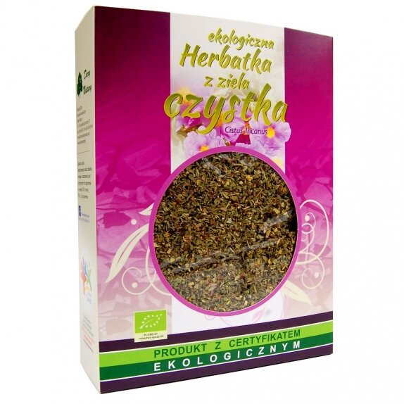 Herbatka ziele czystka BIO 200 g Dary Natury cena 21,70zł