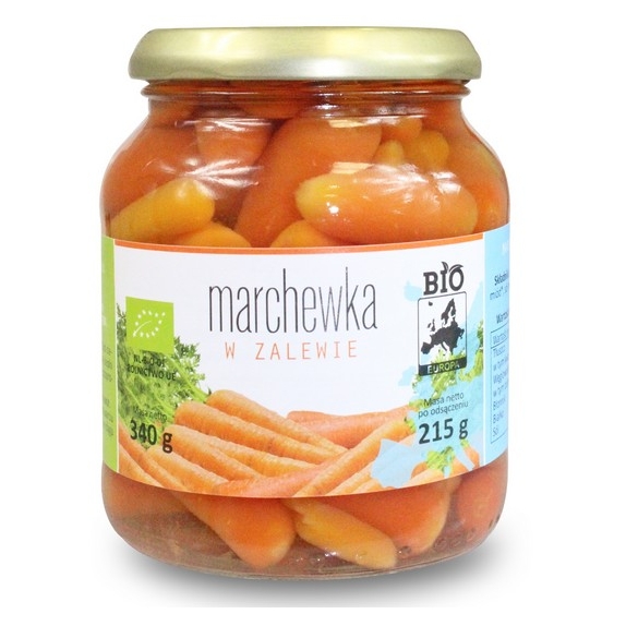 Marchewka w zalewie 340 g BIO Bio Europa cena 6,69zł