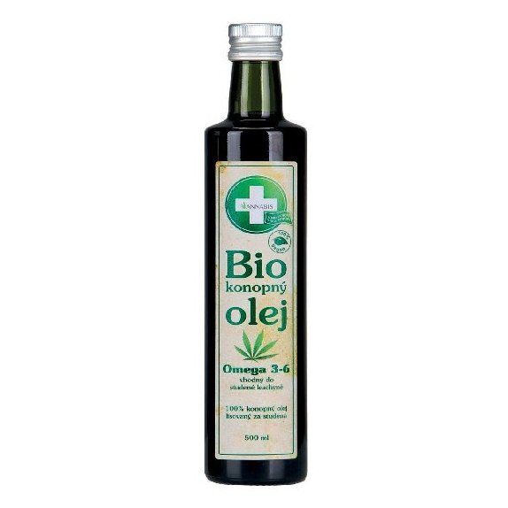 Hemp Olej konopny Annabis BIO 500 ml cena 75,25zł