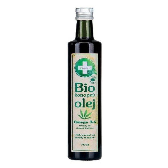 Hemp Olej konopny Annabis BIO 500 ml cena 79,01zł