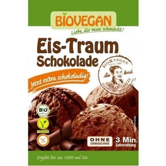 Lody w proszku czekoladowe bezglutenowe 89 g Bio Vegan cena €2,07