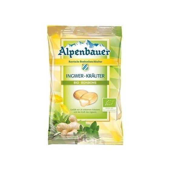 Cukierki ziołowe nadziewane imbirem 75 g Alpenbauer cena 7,23zł