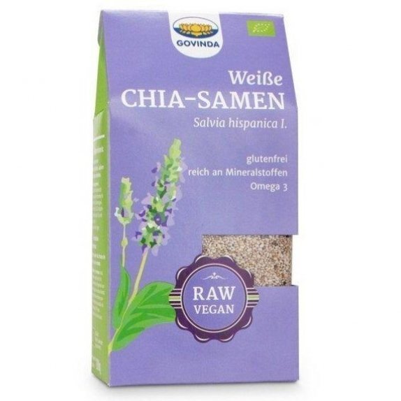 Nasiona Chia białe 200 g Govinda cena 8,49$