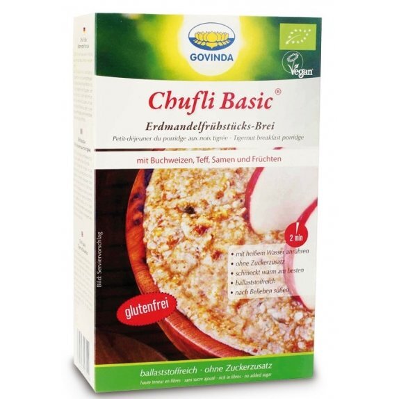 Chufli Basic kaszka z migdałów ziemnych bezglutenowa z gryką 500g Govinda cena 29,29zł