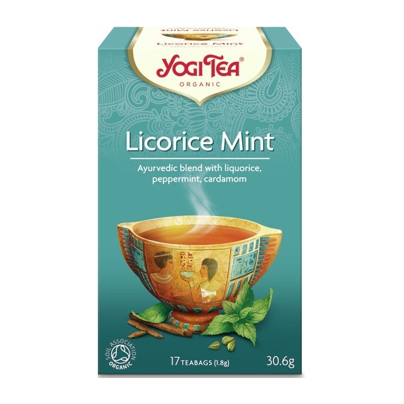 Herbata lukrecja z miętą 17 saszetek x 1,8g BIO Yogi Tea cena 13,50zł