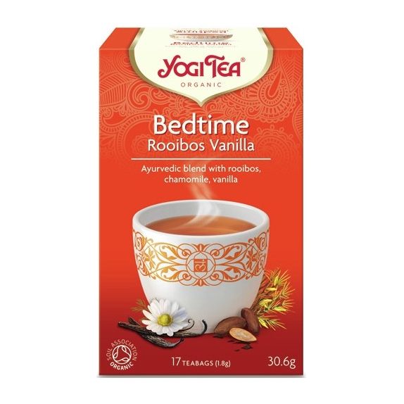 Herbata na sen rooibos wanilia 17 saszetek BIO Yogi Tea cena 3,37$