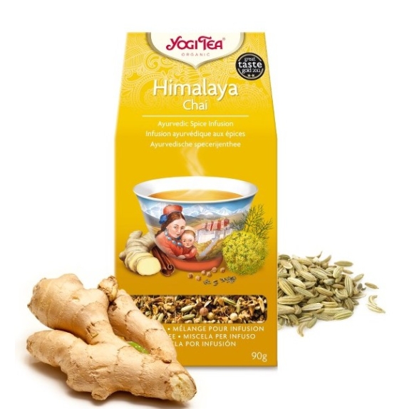 Herbata czaj z Himalajów Imbirowa Harmonia 90 g Yogi Tea  cena 4,02$