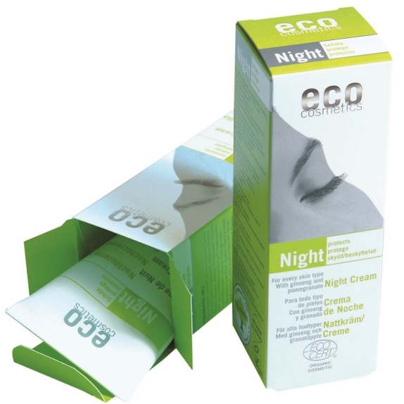 Eco cosmetics krem odżywczy na noc z żeńszeniem i owocem granatu 50 ml ECO cena 41,70zł