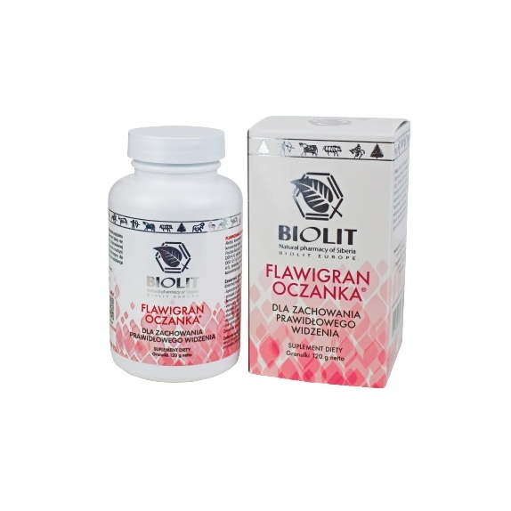 Biolit Flawigran oczanka granulki 120 g data ważności: 30.10.2023 cena 69,50zł