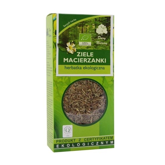 Macierzanka ziele herbata 25 g BIO Dary Natury cena 4,70zł