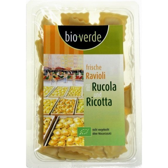 Ravioli z rukolą i ricottą 250 g Bio Verde cena 18,49zł