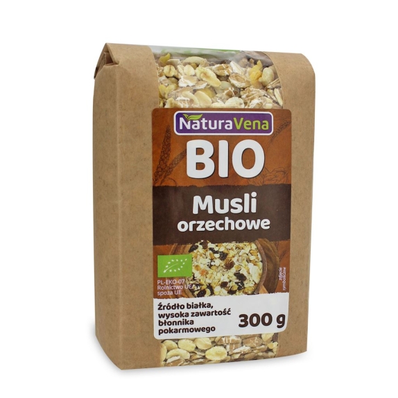 Musli orzechowe BIO 300 g BioAvena cena 2,29$