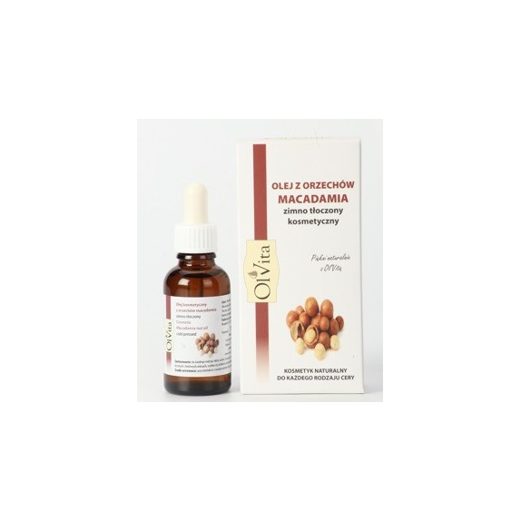Olej kosmetyczny z orzechów macadamia 30 ml Olvita  cena 15,00zł