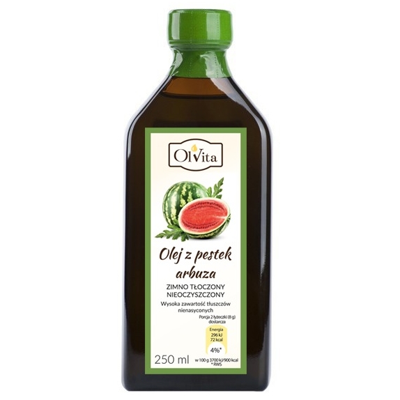 Olej z pestek arbuza 250 ml Olvita cena 35,80zł