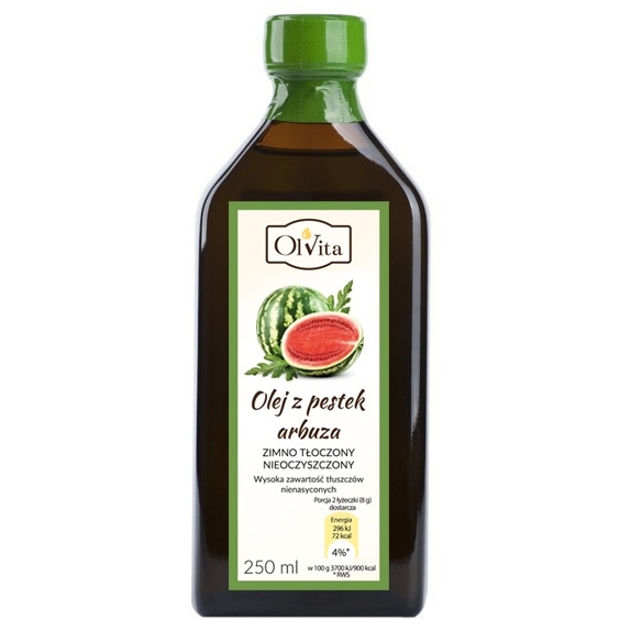 Olvita Olej z pestek arbuza 250 ml  cena 37,59zł