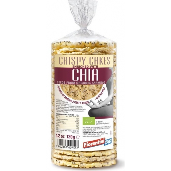 Wafle kukurydziane z chia 120 g BIO  Fiorentini cena 6,70zł