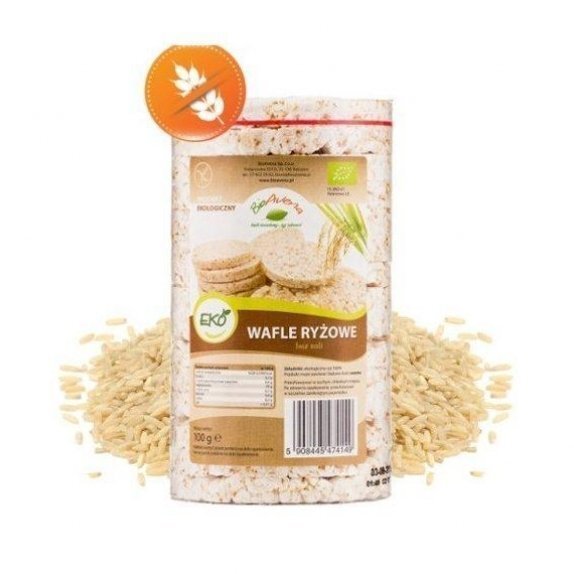 Wafle ryżowe bez soli, bezglutenowe 100 g BioAvena cena 5,30zł
