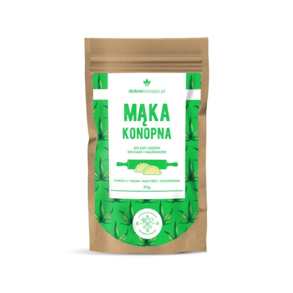 Hemp mąka konopna 250 g cena €2,59