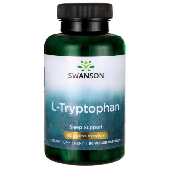 Swanson AjiPure TryptoPure L-Tryptophan 500 mg 90 kapsułek cena 137,90zł