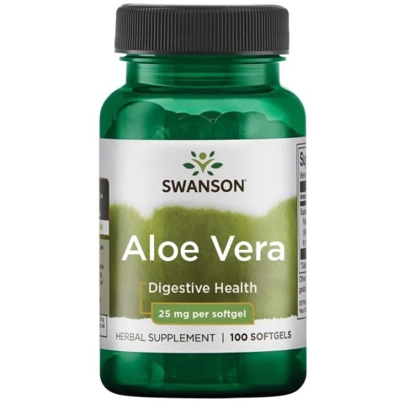 Swanson aloe vera 25 mg 100 kapsułek cena 39,99zł