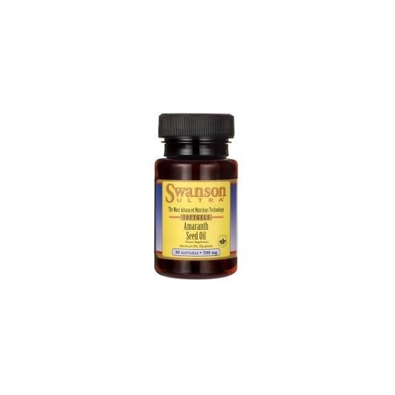 Swanson Amaranth Seed Oil 500 mg olej z nasion amarantusa 30kapsułek cena €12,63