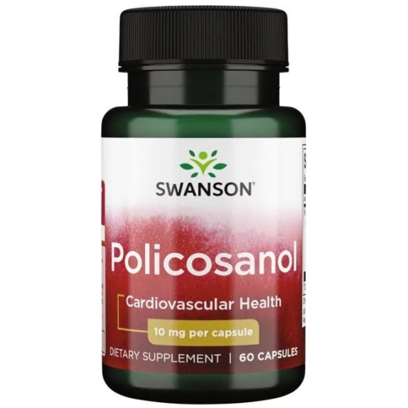 Swanson BioCosanol Polikosanol 10mg 60 kapsułek cena €5,66