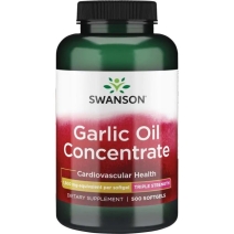 Swanson Garlic Oil (olej czosnkowy) 500 kapsułek