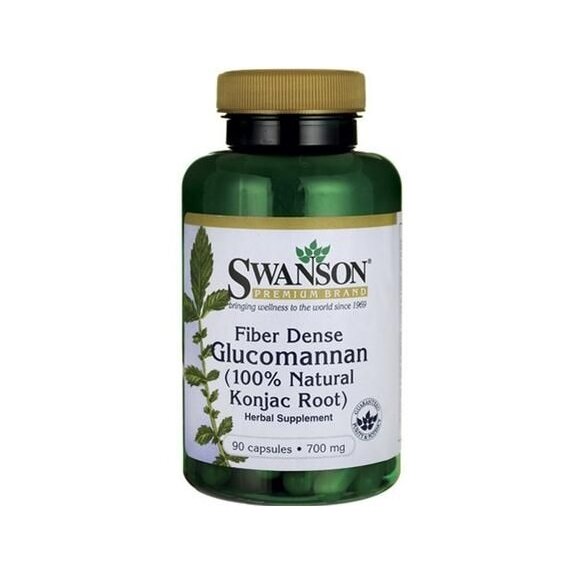 Swanson Glucomannan 700 mg 90 kapsułek cena 52,90zł