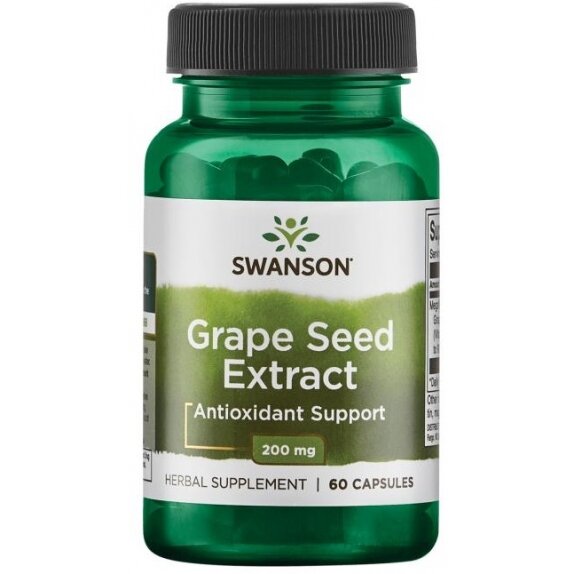 Swanson Grapeseed Extract (ekstrakt z pestek winogron) 60kapsułek cena 55,50zł