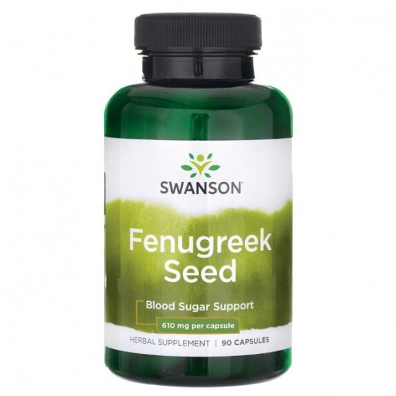 Swanson Fenugreek Kozieradka 610mg 90 kapsułek cena 22,90zł