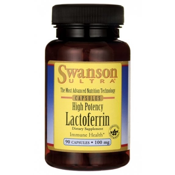 Swanson laktoferyna 100 mg 90kapsułek cena 153,55zł