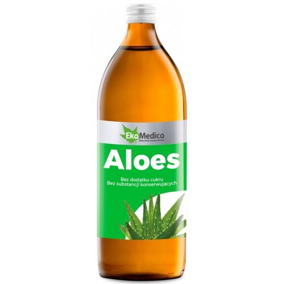 EkaMedica sok z aloesu 99,8% 1000 ml  cena 10,26$