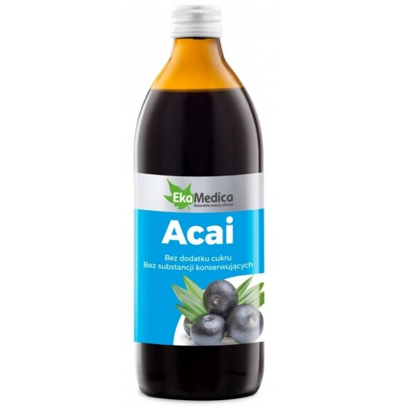 Sok z acai 500 ml EkaMedica cena 36,90zł