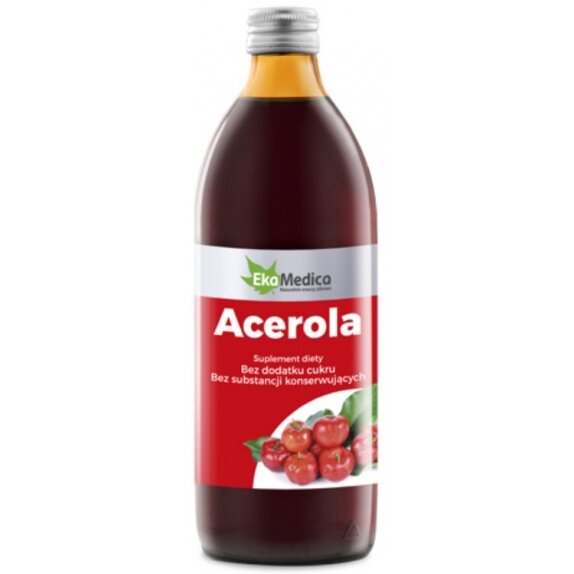 EkaMedica Sok z aceroli 500 ml  cena 32,55zł