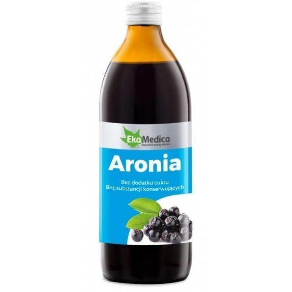 EkaMedica Sok z aronii 100% 500 ml cena 20,48zł