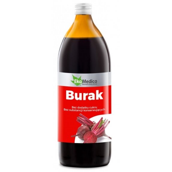 EkaMedica Sok z buraka 100% 1000 ml  cena €4,76